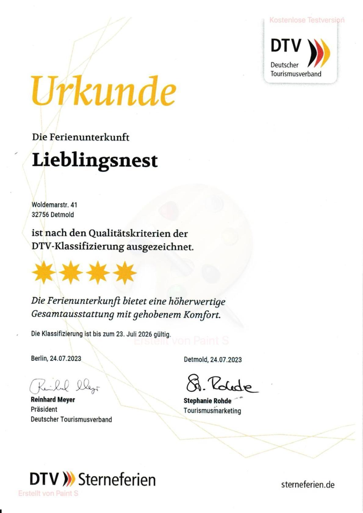 Lieblingsnest Detmold Apartment Bagian luar foto